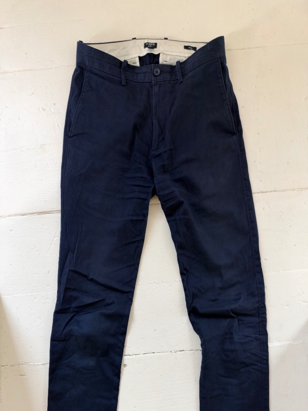 J.Crew Factory Men’s Navy Flex Chinos